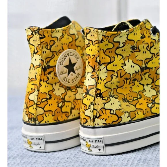 New! Size: 9.5 Men/11.5 Women | Converse Chuck 70 Hi Peanuts Woodstock | A01871C - Picture 13 of 16